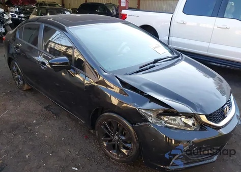 2014 Honda Civic Ex из США, поврежденный, VIN 19XFB2F81EE040745